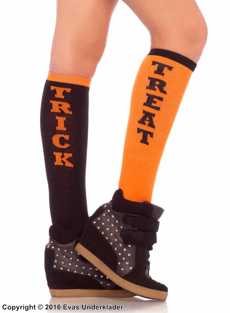 Knee socks, trick or treat